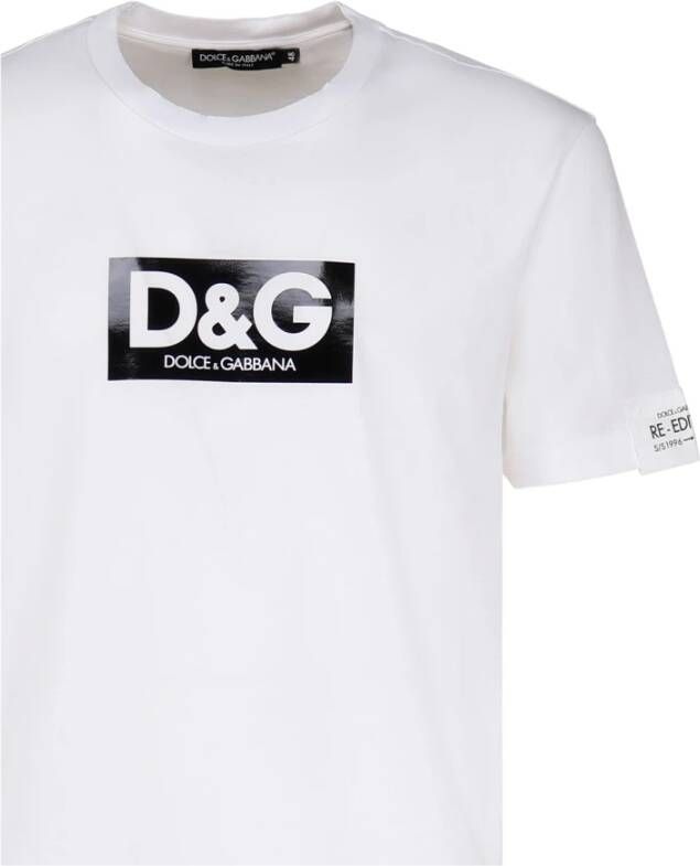 Dolce & Gabbana T-Shirts Wit Heren