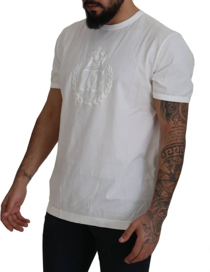 Dolce & Gabbana T-Shirts Wit Heren