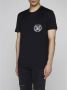 Dolce & Gabbana Zwart geborduurd logo T-shirt Black Heren - Thumbnail 2