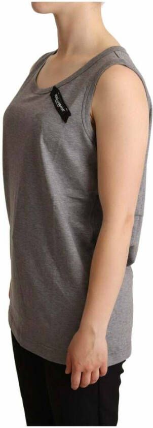 Dolce & Gabbana Mouwloos topje Grijs Dames