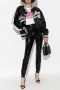 Dolce & Gabbana Glanzende broek Zwart Dames - Thumbnail 2