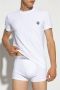 Dolce & Gabbana Witte T-shirt met Kroon en Laurierpatch White Heren - Thumbnail 2