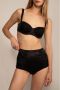 Dolce & Gabbana Zwarte Satijnen Kant Hoge Taille Briefs Black Dames - Thumbnail 2