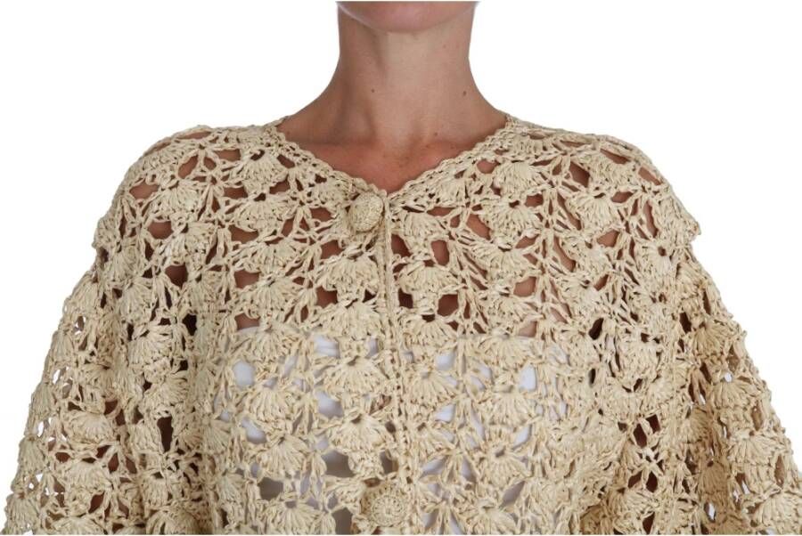 Dolce & Gabbana V-neck Knitwear Beige Dames