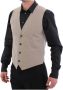 Dolce & Gabbana Vest met Verstelbare Band en Logo Details Beige Heren - Thumbnail 2