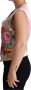Dolce & Gabbana Mouwloos Bloemen Vest Beige Italië Multicolor Dames - Thumbnail 2