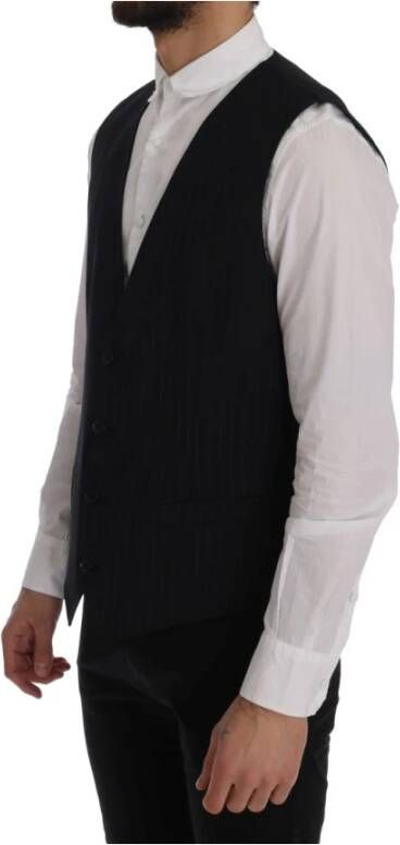 Dolce & Gabbana Vests Blauw Heren
