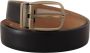 Dolce & Gabbana Blauw Kalfsleer Zilveren Metalen Gesp Klassieke Riem Blauw Heren - Thumbnail 2