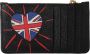 Dolce & Gabbana Black Leather #DGLovesLondon Women Cardholder Coin Case Wallet Zwart Dames - Thumbnail 2
