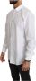 Dolce & Gabbana Prachtige Witte Katoenen Lange Mouw Top Shirt White Heren - Thumbnail 2