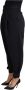 Dolce & Gabbana DG zwarte bijgesneden jurk hoge taille polyester broek Zwart Dames - Thumbnail 2