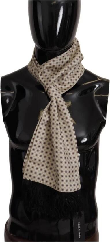 Dolce & Gabbana Winter Scarves Beige Heren