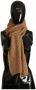Dolce & Gabbana Donkerbruine Gebreide Sjaal met Logodetails voor Vrouwen Brown Dames - Thumbnail 4