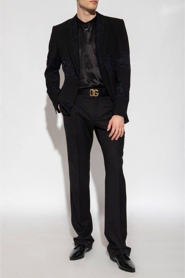 Dolce & Gabbana Wollen broek Zwart Heren