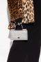 Dolce & Gabbana Rhinestone Telefoon Tas met Lizard Trim Gray Dames - Thumbnail 2