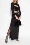 Dolce & Gabbana Zwarte Maxi Rok met Uniek Nummer Patch Black Dames - Thumbnail 2