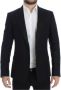 Dolce & Gabbana Prachtige Zwarte Wol Zijde Sicilia Blazer Black Heren - Thumbnail 5