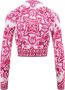 Dolce & Gabbana Zijden Maiolica Print Crop Top Roze Dames - Thumbnail 2