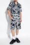 Dolce & Gabbana Zijden Shorts met Marina Print Blue Heren - Thumbnail 1