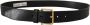 Dolce & Gabbana Bruin effen kalfsleren riem met goudkleurige gesp Brown Heren - Thumbnail 2