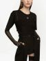 Dolce & Gabbana Zwart T-shirt met bh-details en korte mouwen Black Dames - Thumbnail 3