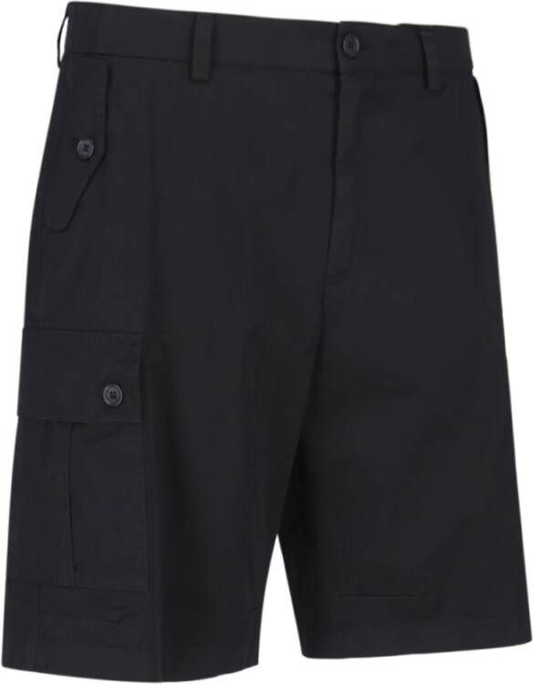 Dolce & Gabbana Zwarte casual shorts voor heren Black Heren