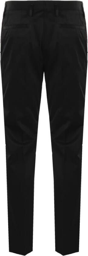 Dolce & Gabbana Zwarte Chino`s van Stretchkatoen Black Heren