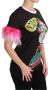 Dolce & Gabbana Jaar van het Varken T-shirt Kleurrijke Crewneck Top Multicolor Dames - Thumbnail 2