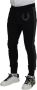 Dolce & Gabbana Zwarte Horseshoe Jogger Broek van Wol Black Heren - Thumbnail 2