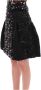 Dolce & Gabbana Zwarte Kristallen Handgemaakte Boven de Knie Rok Zwart Dames - Thumbnail 2