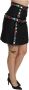 Dolce & Gabbana Zwarte rok met kristallen versiering en hoge taille Black Dames - Thumbnail 2