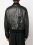 Dolce & Gabbana Zwarte Leren Bomberjack met Ritssluiting Zwart Heren - Thumbnail 2