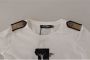 Dolce & Gabbana White Black Roses Crewneck Cotton T-shirt Wit Dames - Thumbnail 3