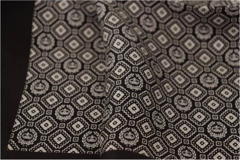 Dolce & Gabbana Zwarte Zijden Vierkante Sjaal voor Heren Zwart Heren