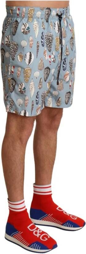 Dolce & Gabbana Zwembroek met zeesterrenprint Blauw Dames