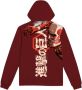 Dolly Noire Attack On Titan Rode Hoodie Red Heren - Thumbnail 1