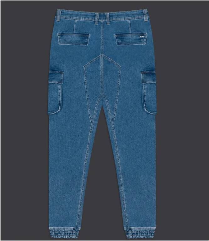 Dolly Noire Loose-fit Jeans Blauw Heren