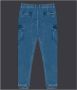 Dolly Noire Cargo Denim Jeans met Zakken Blue Heren - Thumbnail 2