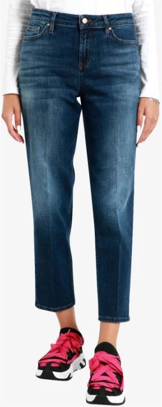 Don The Fuller Donkere Denim Regular Fit Jeans Blauw Dames