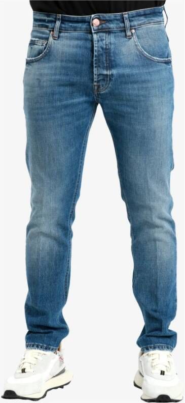 Don The Fuller Donkere stretch denim Yaren jeans Blauw Heren