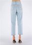 Don The Fuller Light Blue Cotton Jeans & Pant Blauw Dames - Thumbnail 2
