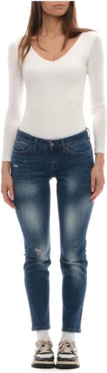 Don The Fuller Slim-fit Jeans Blauw Dames
