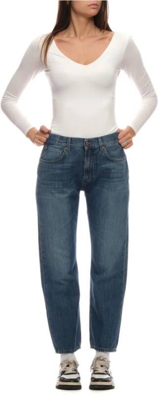 Don The Fuller Straight Jeans Blauw Dames