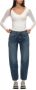 Don The Fuller Straight Jeans Blauw Dames - Thumbnail 2