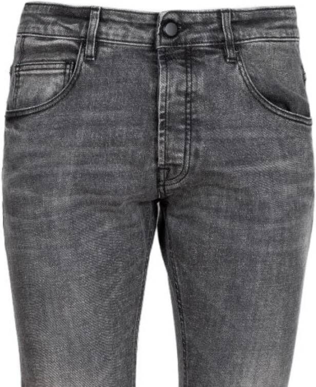 Don The Fuller Yaren Grijze Marmer Tapered Jeans Grijs Heren