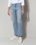 Dondup Super Skinny Flare Jeans Medium Wassen Blue Dames - Thumbnail 2