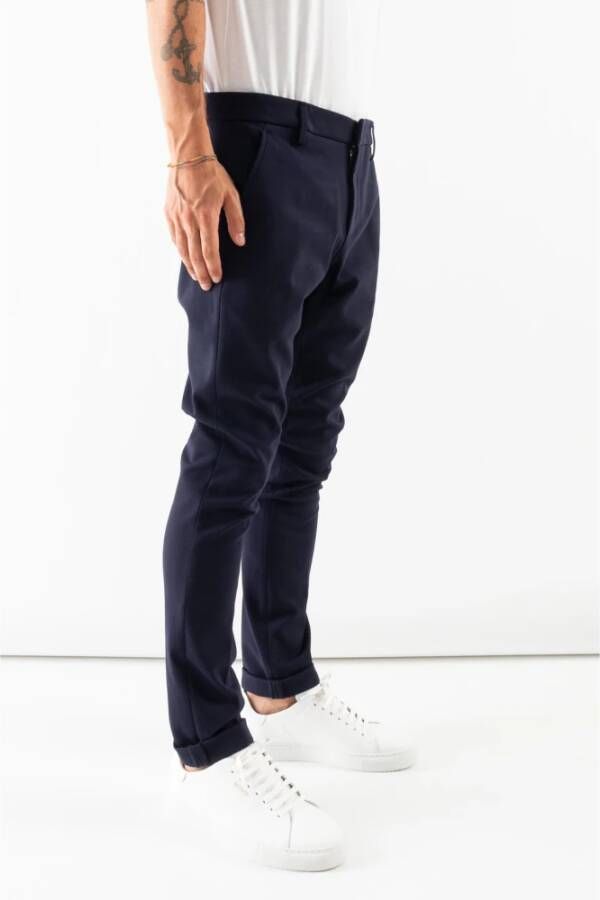 Dondup Chino`s Blauw Heren