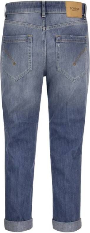 Dondup Cropped Jeans Blauw Dames