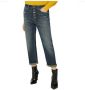 Dondup Blauwe Katoenen Jeans met Juweelknopen Blue Dames - Thumbnail 3