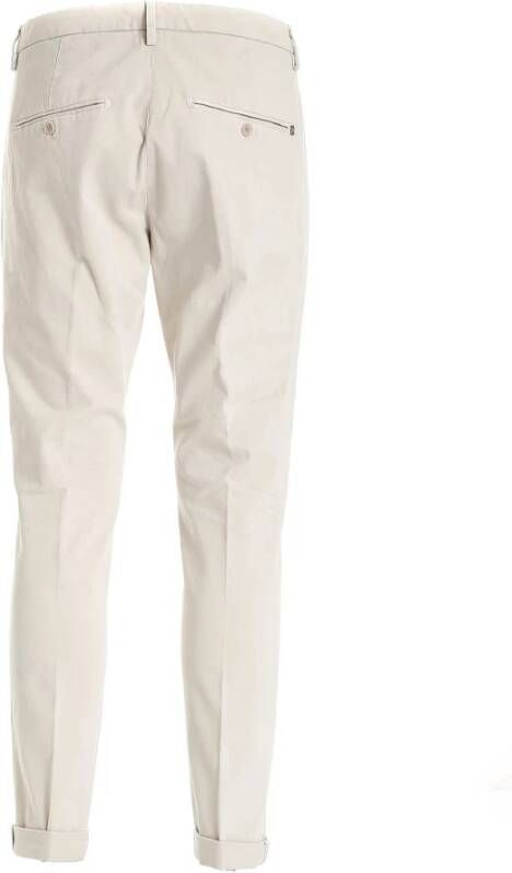 Dondup Cropped Trousers Beige Heren